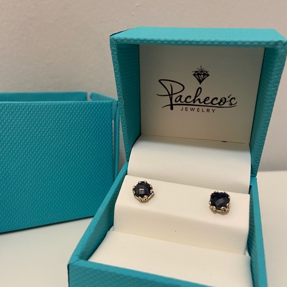 SAPPHIRE EARRINGS - Picture 3 of 4